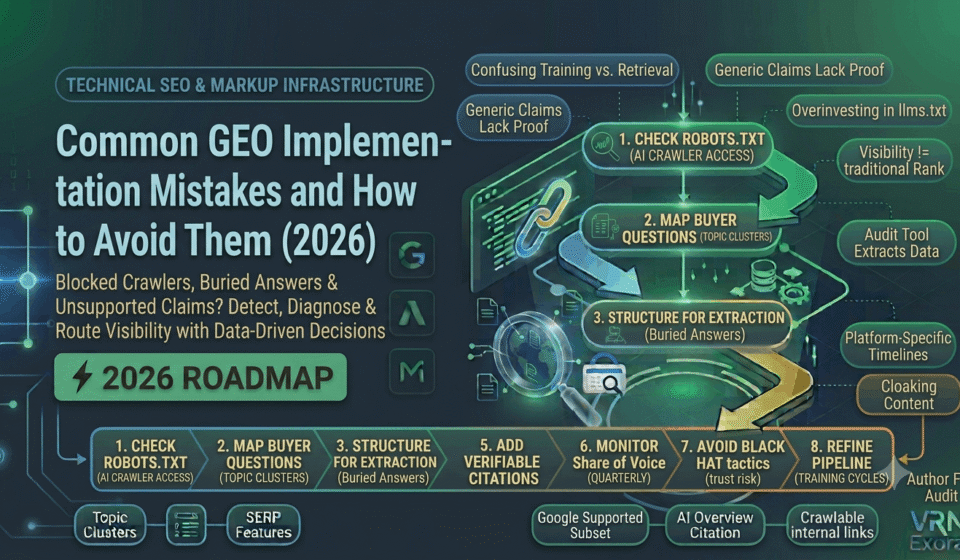 Common GEO Implementation Mistakes