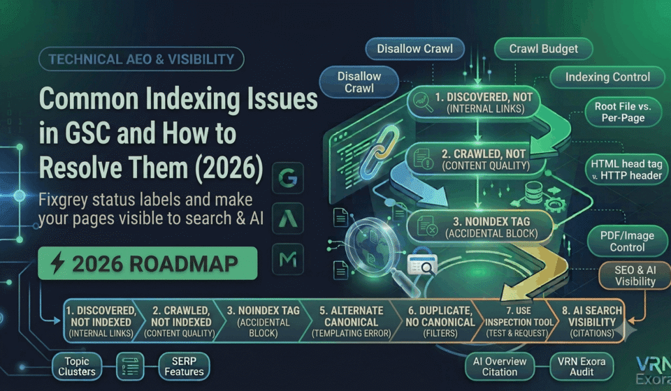 Common Indexing Issues in GSC and How to Resolve Them