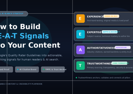 How to Build E-E-A-T Signals Into Content