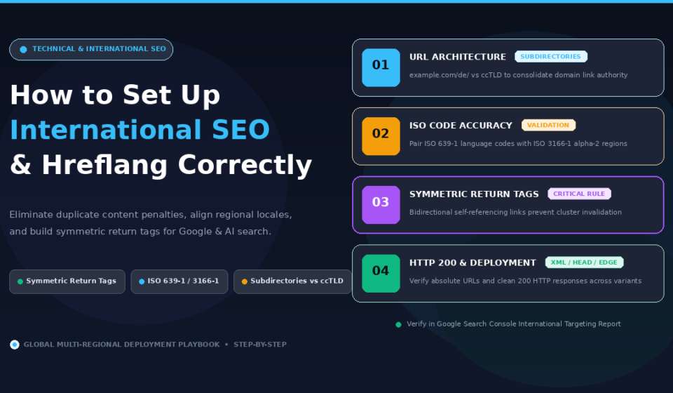 How to Set Up International SEO and Hreflang Correctly