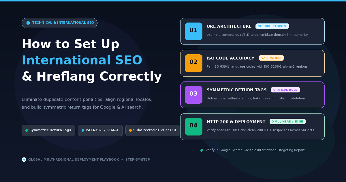 How to Set Up International SEO and Hreflang Correctly