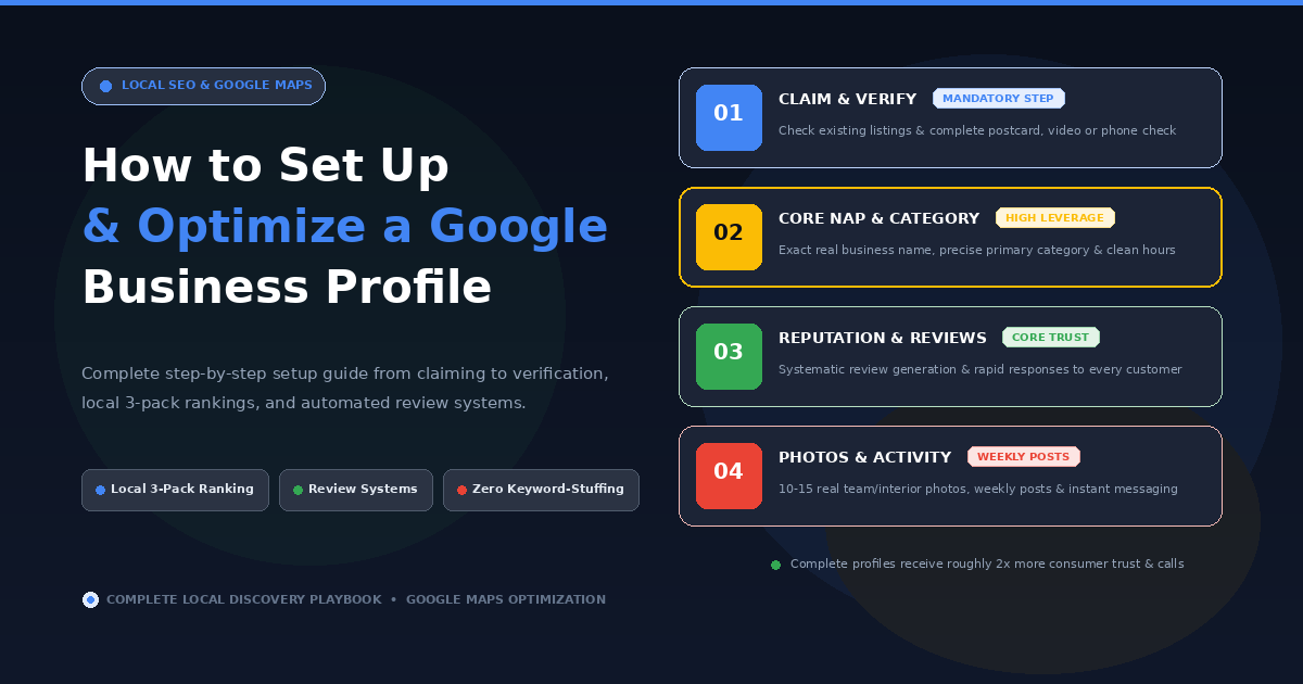 How to Set Up and Optimize a Google Business Profile From Scratch