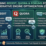 How to Use Reddit Quora and Forums for GEO