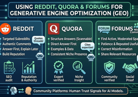 How to Use Reddit Quora and Forums for GEO